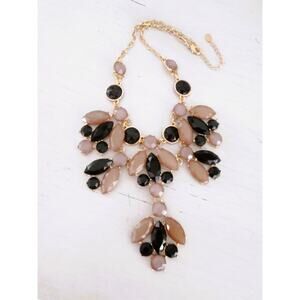 Vintage Black and Gray Cara NY Statement Necklace